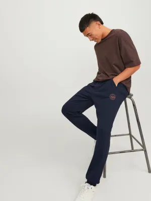 Mörkblå sweatpants herr - Jack & Jones