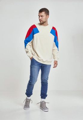 3-tone oversizse crewneck