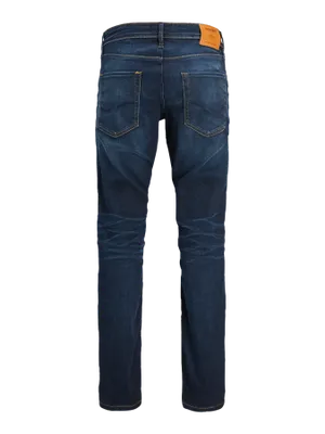 Mörkblå stentvättade jeans herr - CLARK