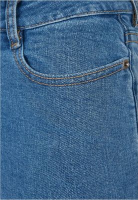 Ladies Organic High Waist Flared Denim Pants
