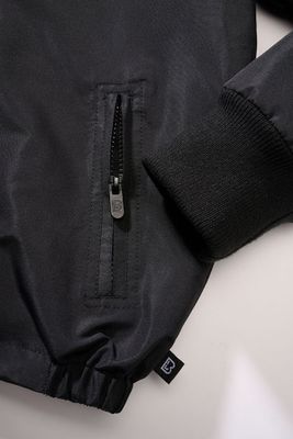 Windbreaker with fleece lining black - Child