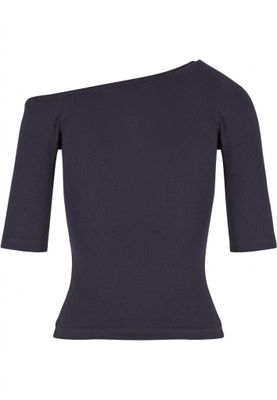 Ladies Organic Asymmetric Rib Tee