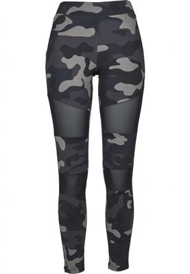 Camo leggings with mesh