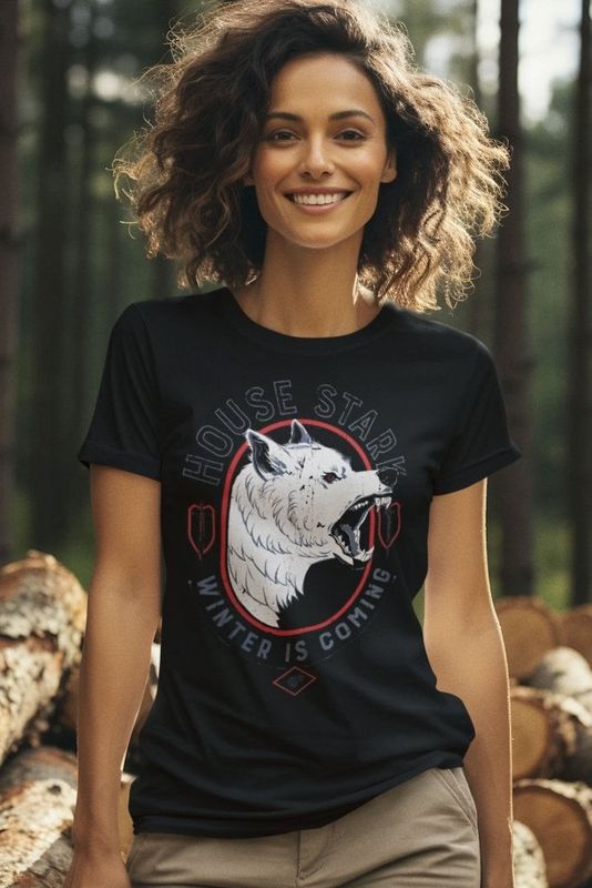 House Stark - Winter Is Coming Girly Tee
