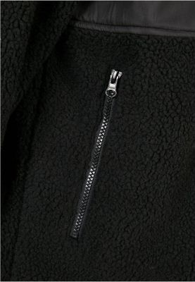 Patched Sherpa Jacket