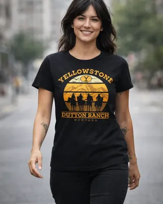 Yellowstone Cowboys Girly Tee
