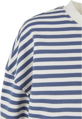 Stribet oversize sømandsskjorte - damer