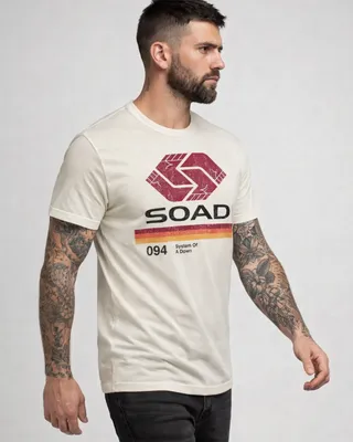 System of a Down Imaginary Eight Track T-shirt herr i khaki