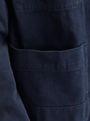 Klassisk Overshirt - Mörkblå