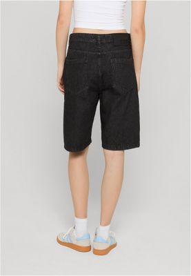 Jeansshorts i darkgreywashed denim – DEF