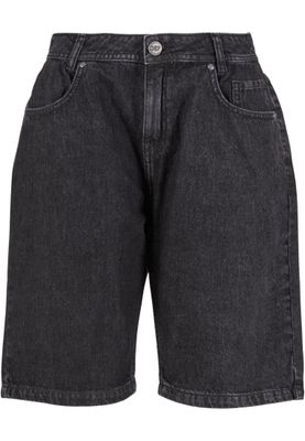 Jeansshorts i darkgreywashed denim – DEF