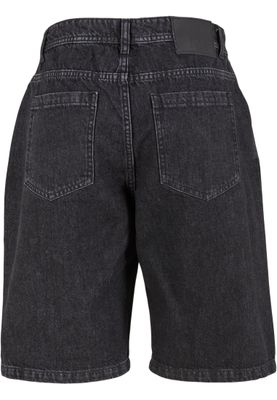 Jeansshorts i darkgreywashed denim – DEF