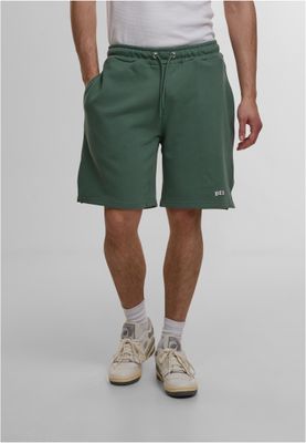 Mjukisshorts i grön med dragsko – def