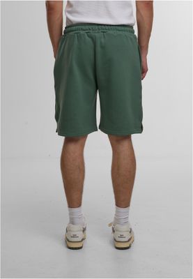 Mjukisshorts i grön med dragsko – def