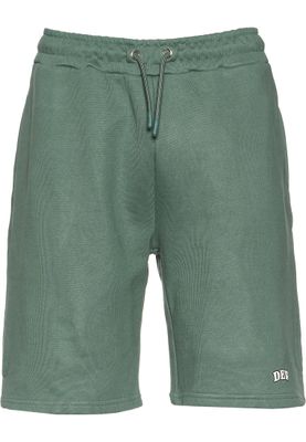 Mjukisshorts i grön med dragsko – def