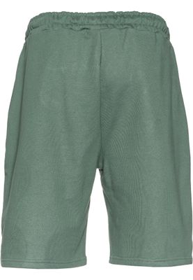 Mjukisshorts i grön med dragsko – def