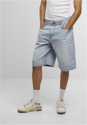 Shorts med dragkedja – lightbluewashed