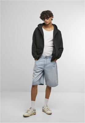 Shorts med dragkedja – lightbluewashed