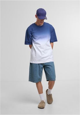 Shorts med dragkedja – midbluewashed