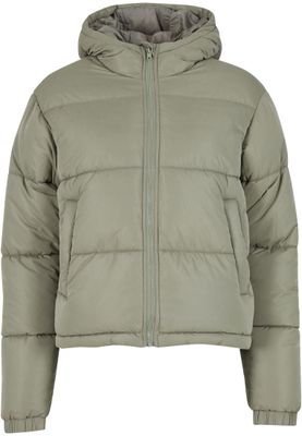 Peached Pufferjacka för dam – Pale Olive