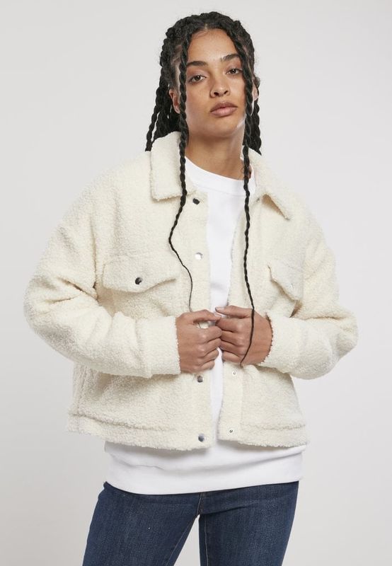 Offwhite teddyjacka lady
