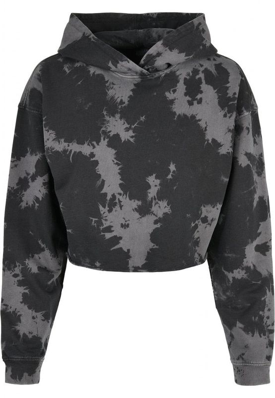 Short hoodie in batik pattern ladies