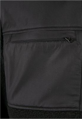 Patched Sherpa Jacket