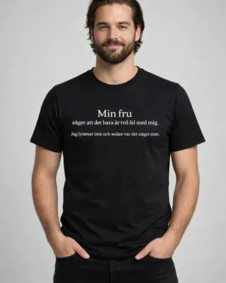 Två fel med mig T-shirt