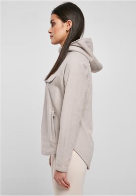 Ladies Polar Fleece Pull Over Hoody