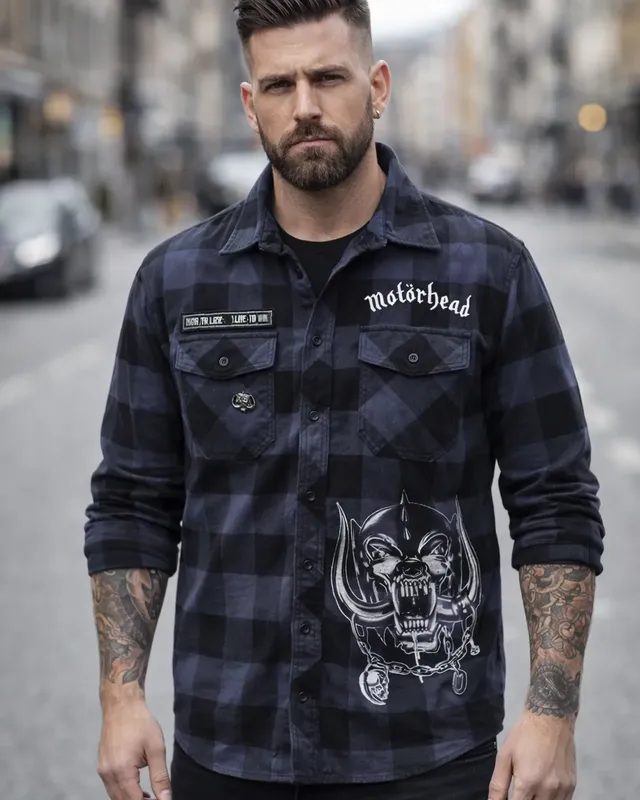 Motörhead flannel skjorte