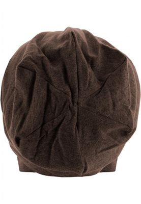 Thin long brown beanie