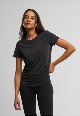 Sportt-shirt för damer med rund halsringning