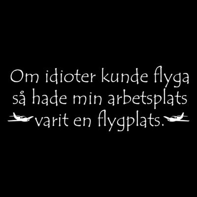 Om idioter kunde flyga T-shirt