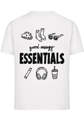 T-shirt i bomullsjersey med good Energy – vit