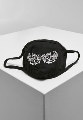 Black mask with mustache