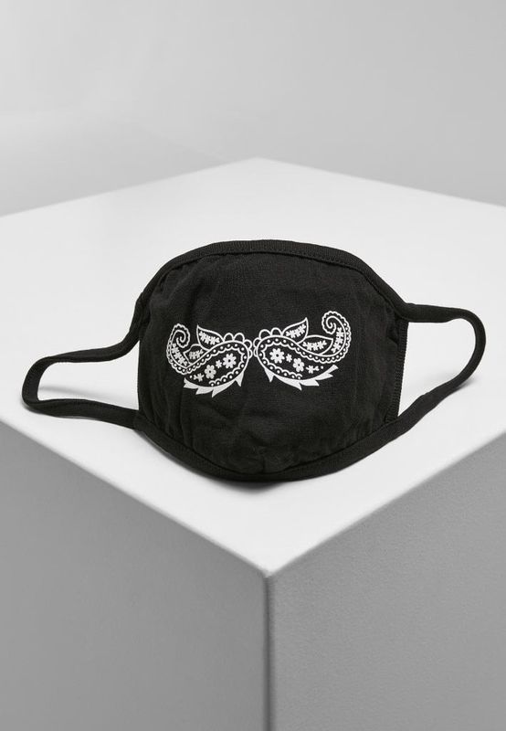 Black mask with mustache