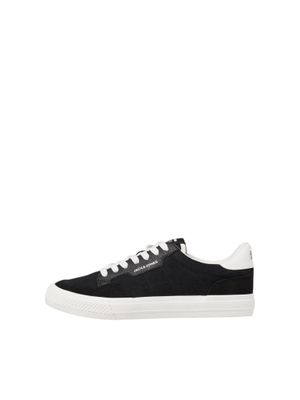 Black sneaker suede-like material