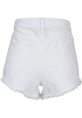 Jeans shorts with high waist