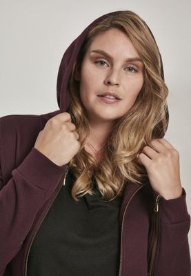 Long ziphoodie lady