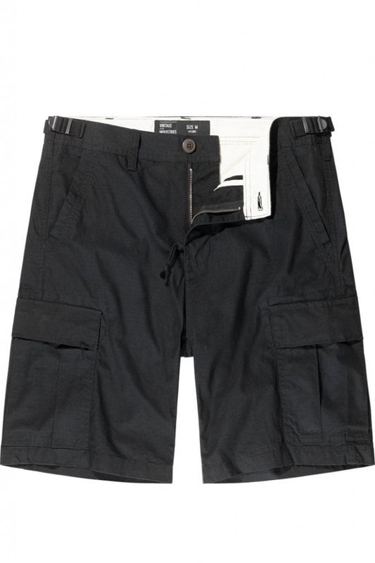 Ripstop cargo shorts in cotton fabric