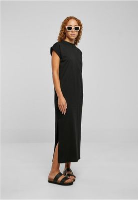 Simple long dress with short sleeves