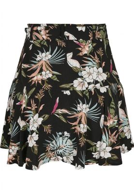 Short dress with ruffles