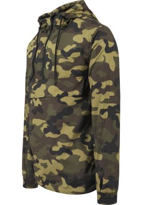Camo Pull Over Windbreaker