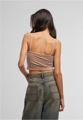 Ladies Short Velvet Top