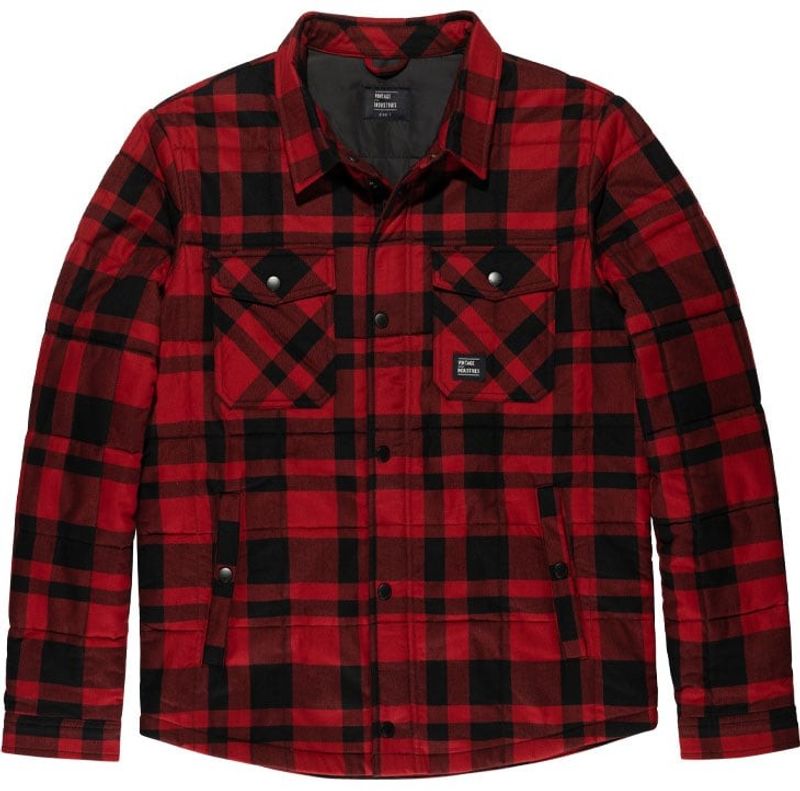 Flannel jacket lined