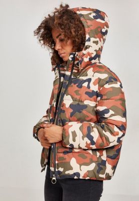 Ladies Boyfriend Camo Puffer Jacket