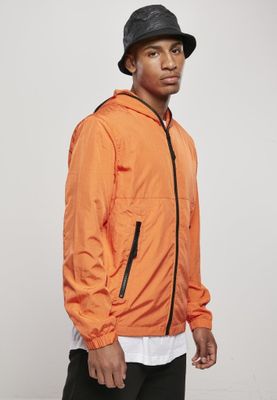 Windbreaker with long zipper