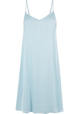 Slip dress in viscose satin