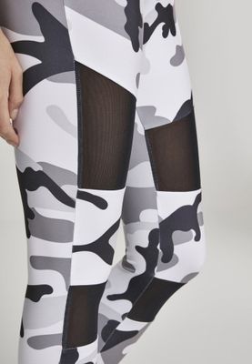 Camo leggings med meshtyg urban camo