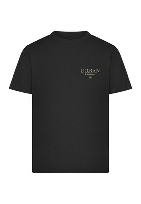 T-shirt för herr med logotyp framsidan – svart